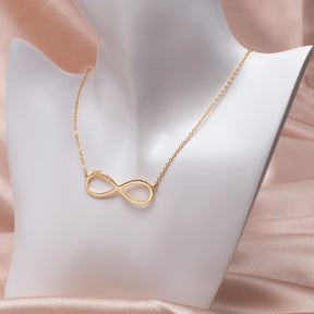 Gift For Her | Silver Infinity Jewelry | Dainty Infinity Necklace |Infinity Necklace | Minimalist Infinity Necklace