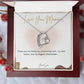 Mothers Day | Heart Necklace | Son Gift | Mom Necklace | Forever In My Heart | Gift For Mom | Forever Love