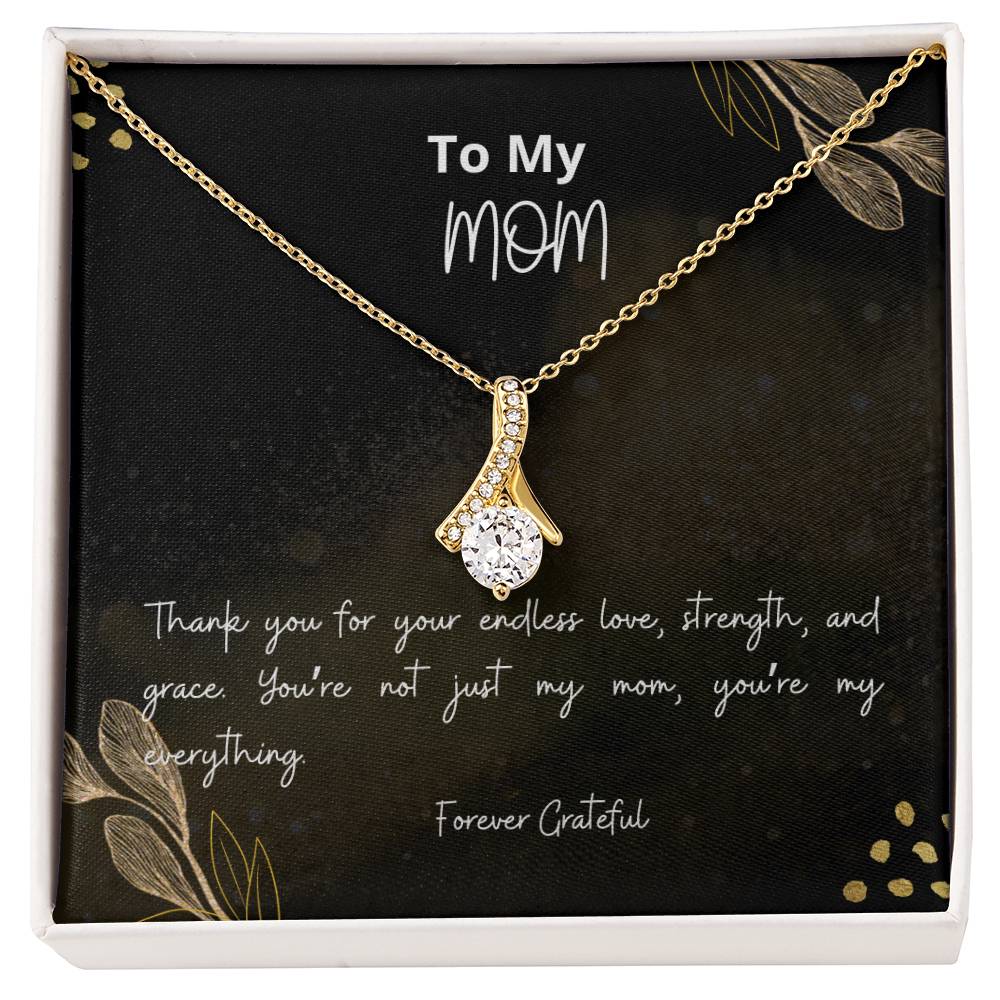 To My Mom Necklace, Unique Mother's Day Gift For Mom, Mom Gift From Daughter Son, Mom Birthday Gift, Mom Gift Ideas