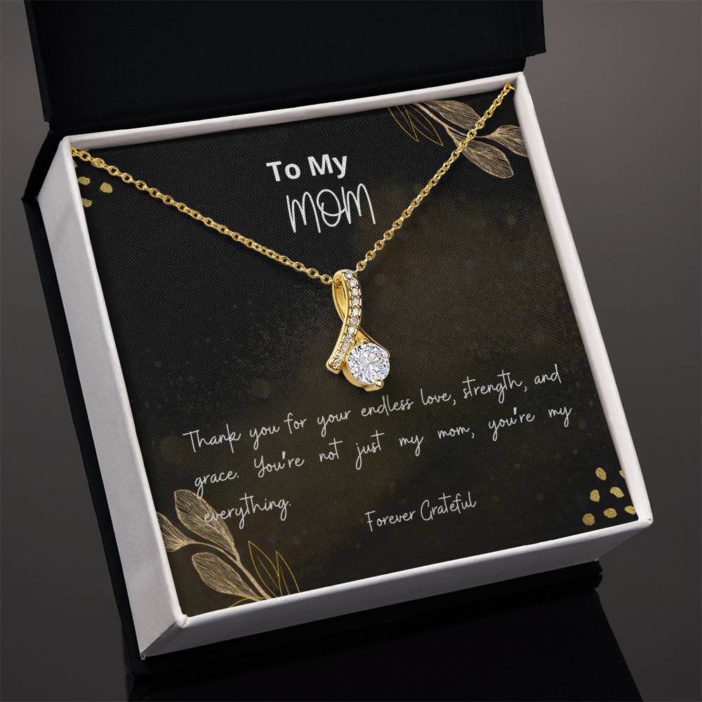 To My Mom Necklace, Unique Mother's Day Gift For Mom, Mom Gift From Daughter Son, Mom Birthday Gift, Mom Gift Ideas