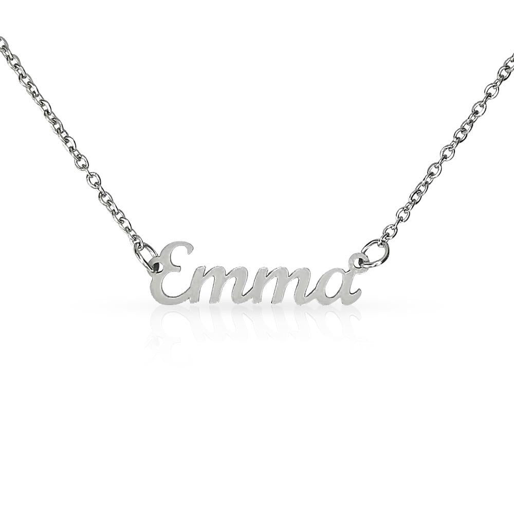 Custom Name Necklace | Gifts For Mom | Personalized Name Necklace For Women | Gold Name Necklace | Vertical Name Necklace | Gift For Her