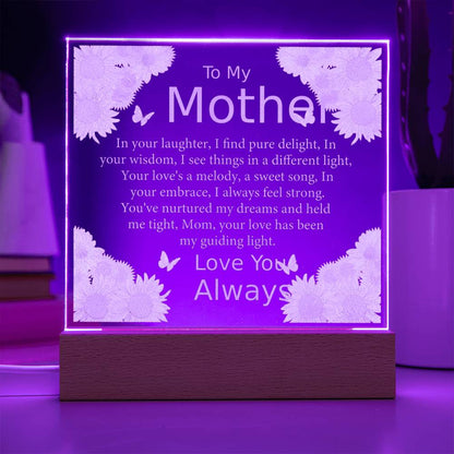 Acrylic Plaque, Unique Mother's Day Gift For Mom, Mom Gift From Daughter Son, Mom Birthday Gift, Mom Gift Ideas