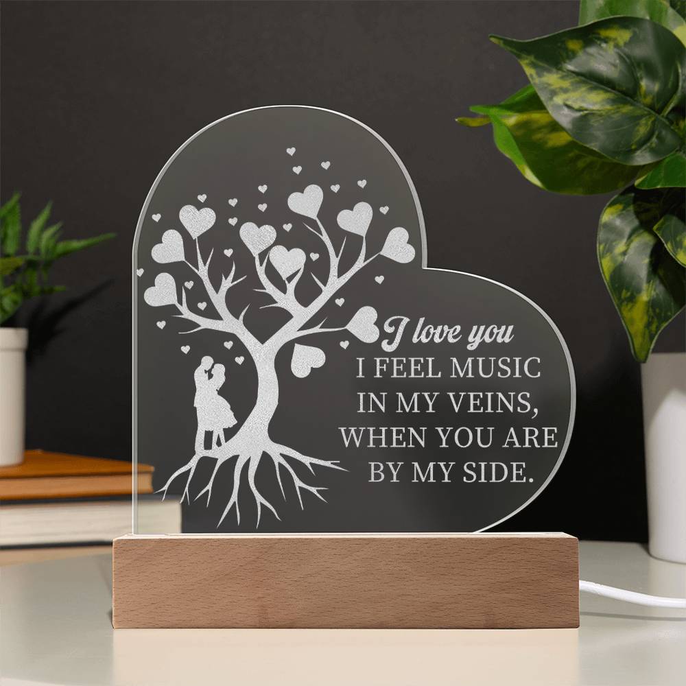 Personalized Acrylic Plaque | Anniversary Gift | Custom Acrylic Plaque | Minimalist Home Decor | Gift For Newly Engaged Couple